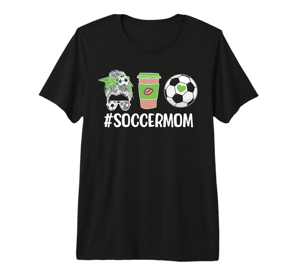 Soccer Mom Soccer Player Mother T-Shirt - Aesthetic Graphic for Adults