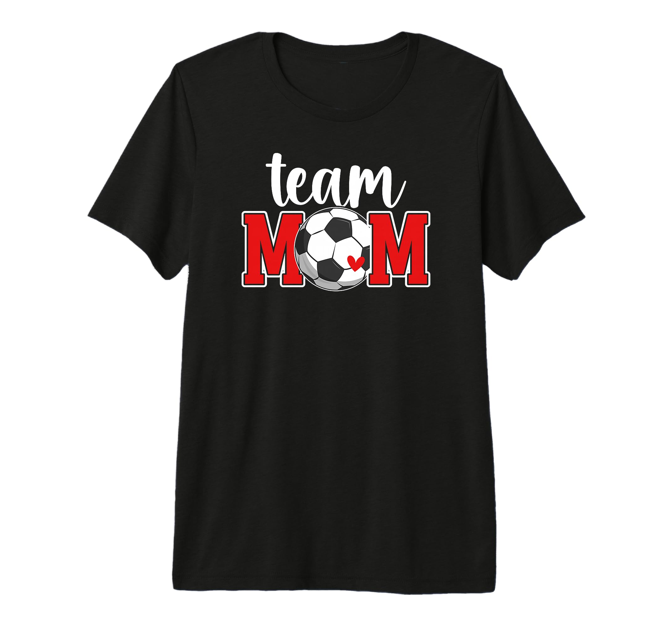 Soccer Team Mom Appreciation Soccer T-Shirt - Minimalist Print for Adults