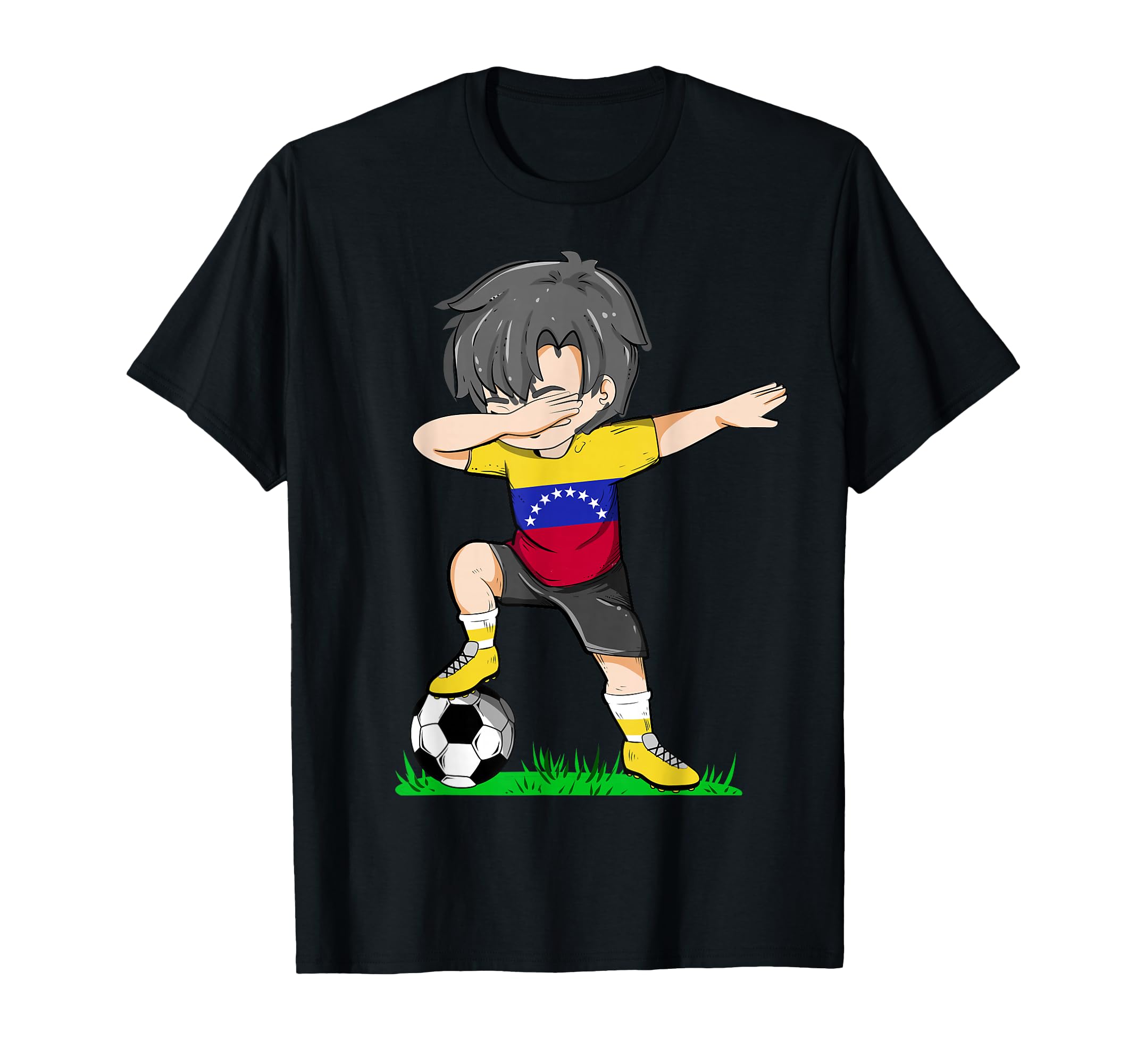 Soccer Venezuela Jersey Venezuelan Flag T-Shirt - Trendy Graphic Unisex