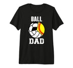Mens Ball Dad Funny Softball T-Shirt - Trendy Graphic for Adults