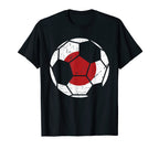 Japan Fans Japan Flag World Soccer T-Shirt - Trendy Graphic Men Women