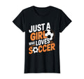 Soccer Just Who Loves Soccer Funny T-Shirt - Trendy Graphic Men Women