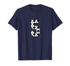 5 Soccer Jersey Favorite Player Fan T-Shirt - Minimalist Print for Adults