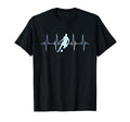 Soccer Heartbeat Sports Soccer T-Shirt - Fun Novelty Design for Adults