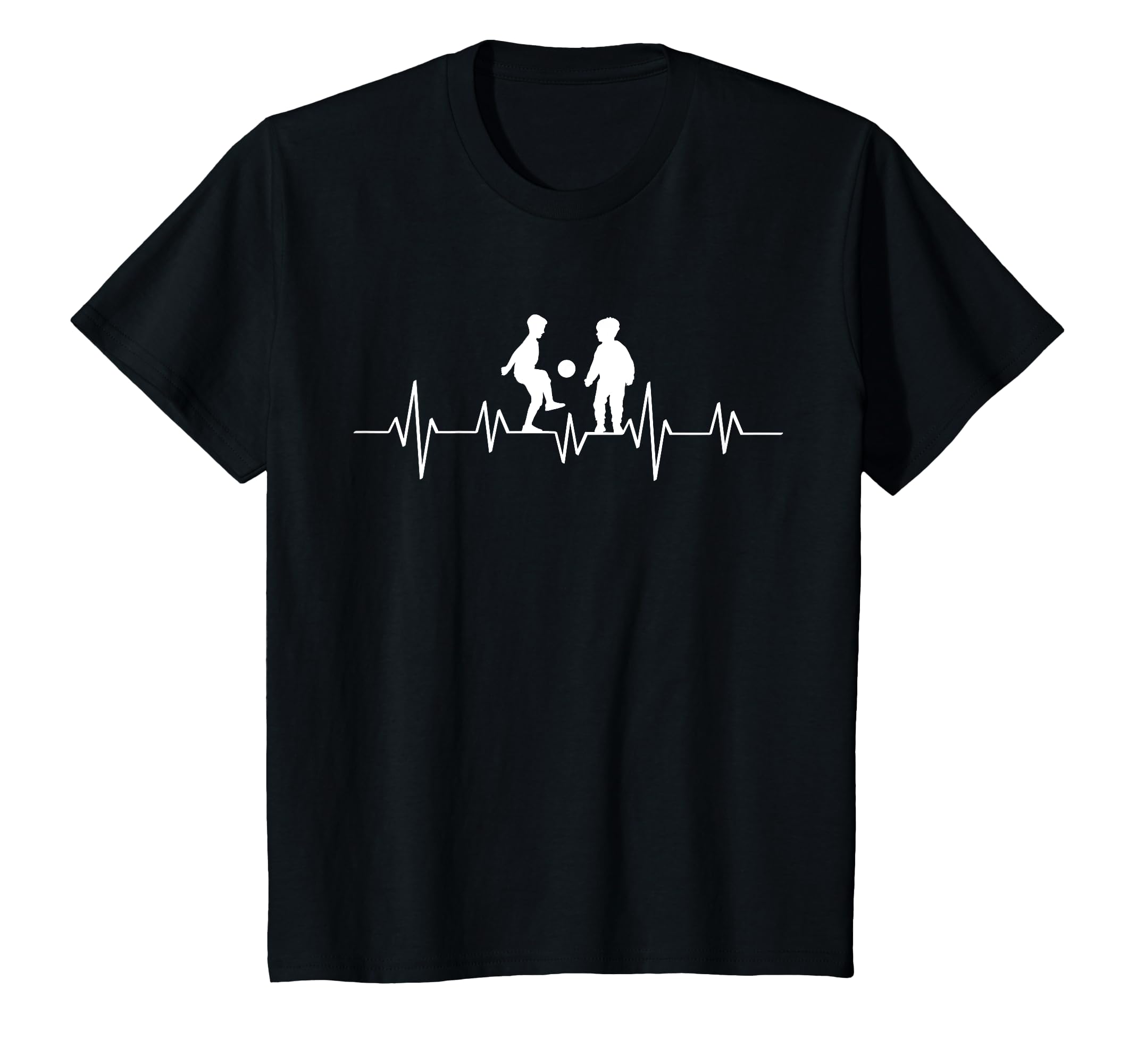 Soccer Heartbeat Funny Soccer And T-Shirt - Unique Graphic for Adults