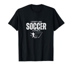 I Love Soccer Funny Soccer Player T-Shirt - Minimalist Print Unisex
