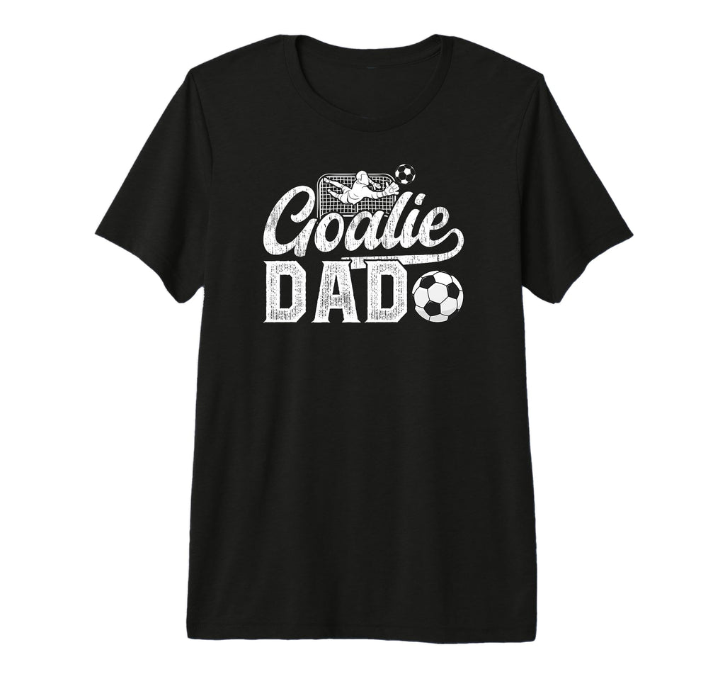 Mens Soccer Goalie Dad Soccer T-Shirt - Fun Novelty Design Unisex
