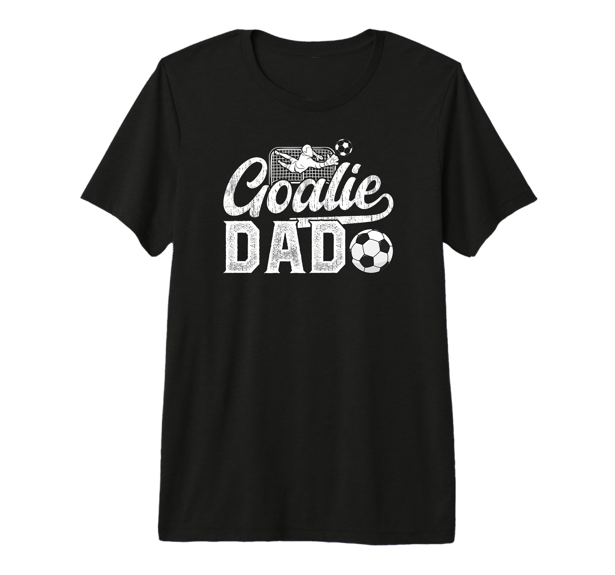 Mens Soccer Goalie Dad Soccer T-Shirt - Fun Novelty Design Unisex