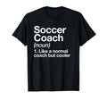 Soccer Coach Definition Sports T-Shirt - Aesthetic Graphic Men Women
