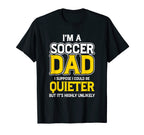New First Time Dad To Be But Soccer T-Shirt - Minimalist Print for Adults