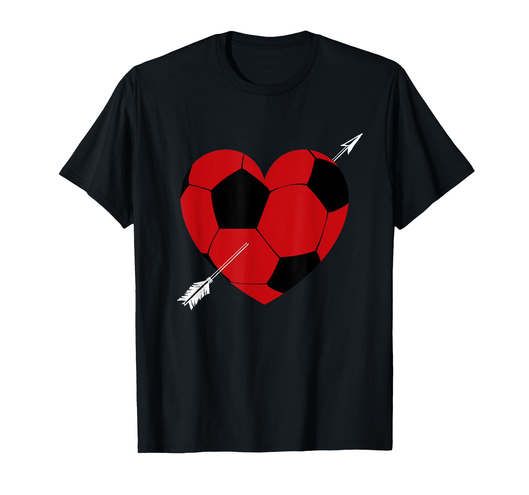Team Soccer Lover Soccer Player Coach Red T-Shirt - Unique Graphic Unisex