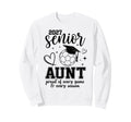 2027 Senior Soccer Aunt Proud Sweatshirt - Novelty Apparel for Adults