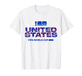 USA Stars and Stripes Soccer T-Shirt | Match Day Supporter Tee