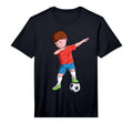Dabbing Soccer Football Player T-Shirt - Graphic Print Men Women