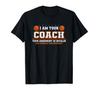 Funny Basketball Coach Coaching Staff T T-Shirt - Graphic Print Unisex