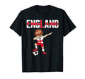 Dabbing Soccer England Soccer Fans Jersey T-Shirt - Novelty Apparel Unisex