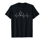 Soccer Heartbeat Soccer Lover Gift T-Shirt - Unique Graphic Unisex