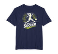 Born To Play Soccer Womens Inspirational T-Shirt - Custom Art Print Unisex