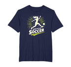 Born To Play Soccer Womens Inspirational T-Shirt - Custom Art Print Unisex
