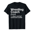 Wrestling Coach Definition Funny Sports T-Shirt - Unique Graphic Unisex