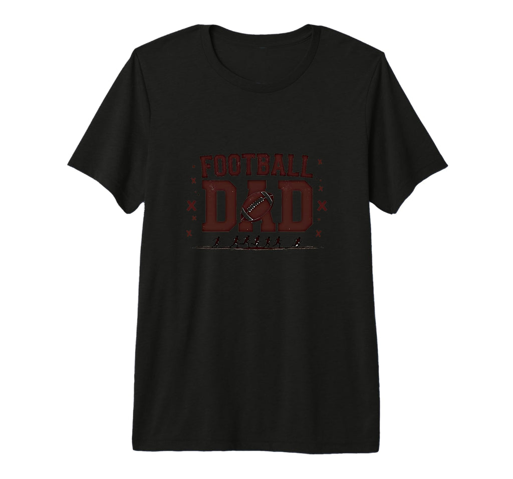Football Dad Proud Senior Soccer T-Shirt - Unique Graphic for Adults