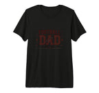 Football Dad Proud Senior Soccer T-Shirt - Unique Graphic for Adults