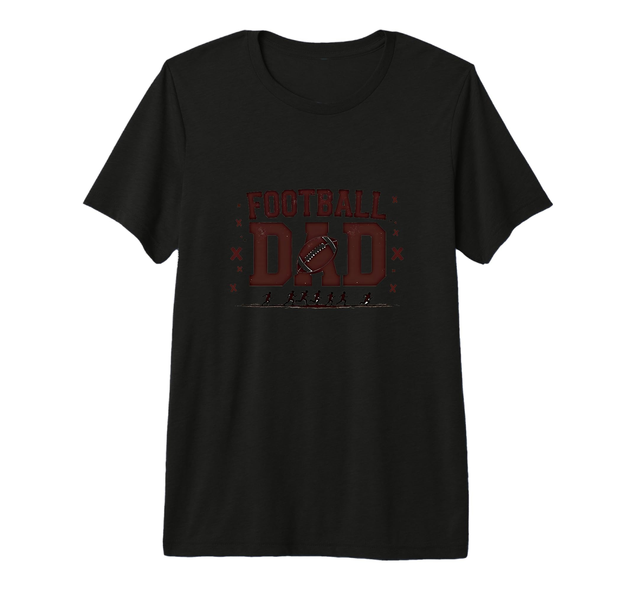 Football Dad Proud Senior Soccer T-Shirt - Unique Graphic for Adults