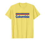 Colombia Flag Colombian Pride Yellow T-Shirt - Streetwear Style Unisex