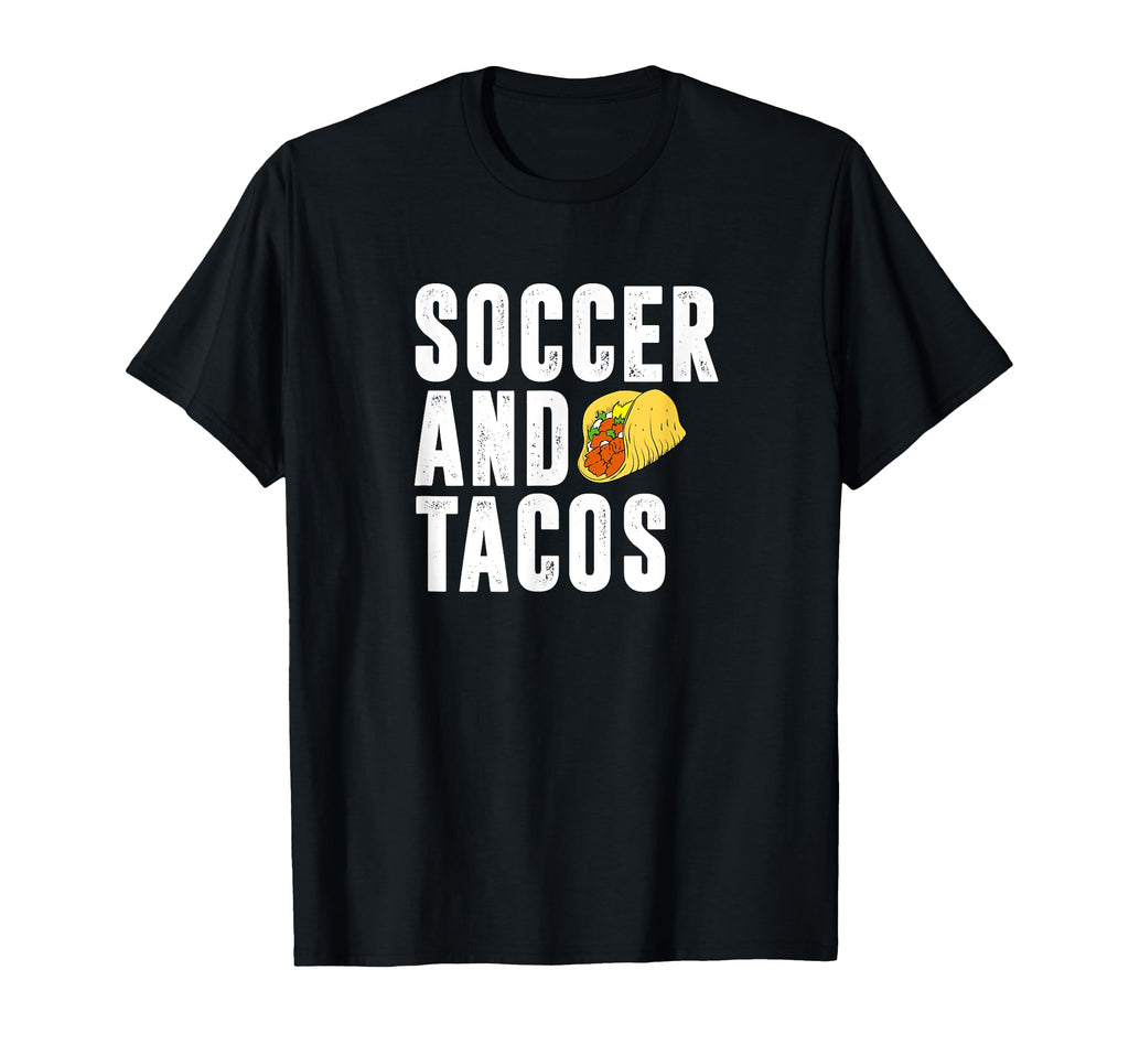 Soccer And Tacos I Love Coaching T-Shirt - Aesthetic Graphic for Adults