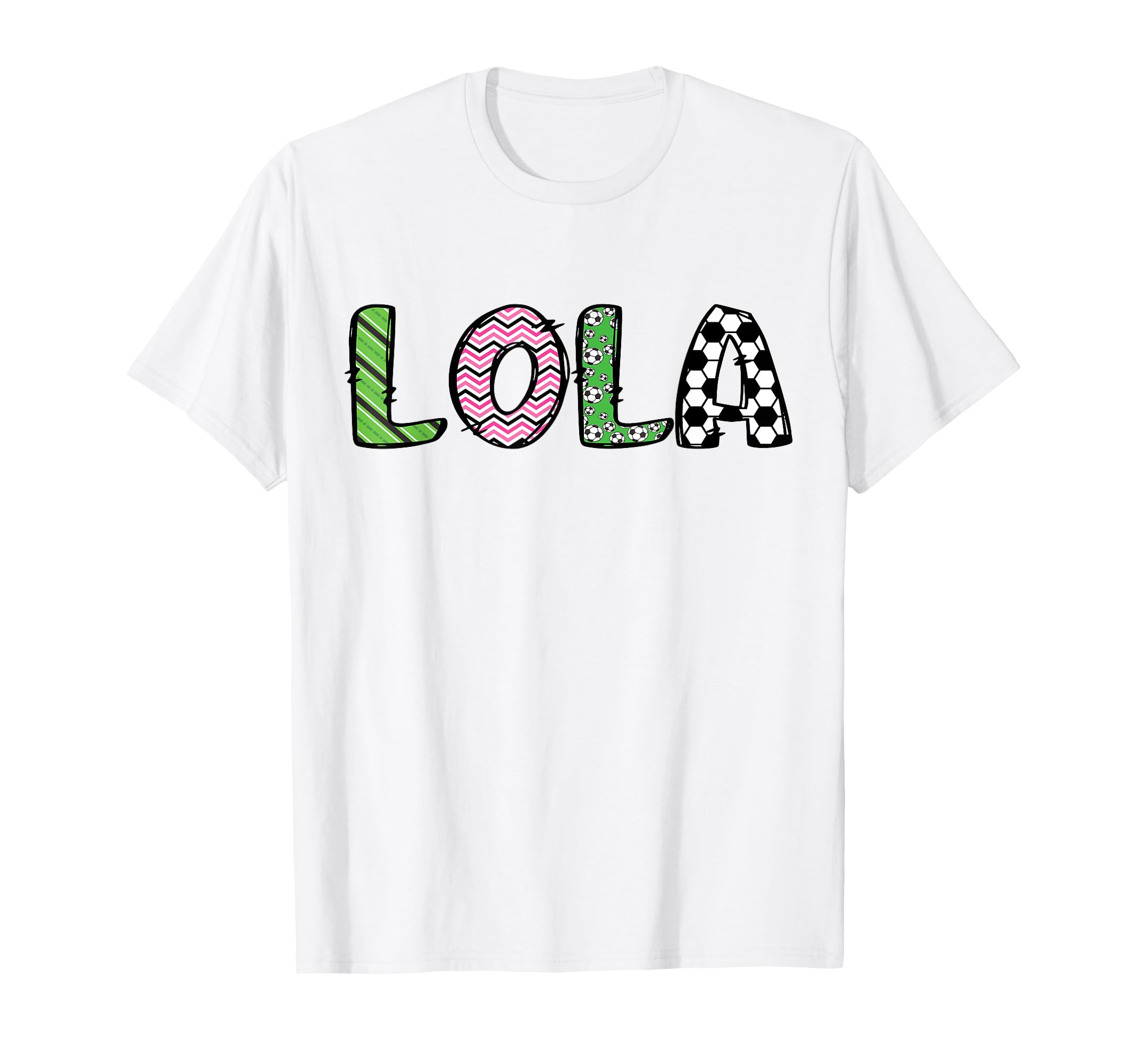 Soccer Lola Funny Soccer Birthday T-Shirt - Novelty Apparel for Adults