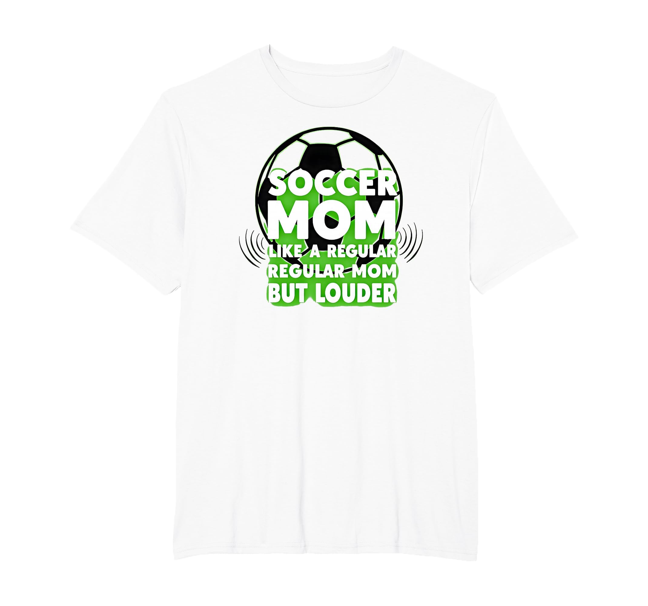 Soccer Mom Like Regular Mom But Sweatshirt - Minimalist Print for Adults