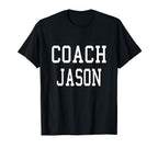 Coach Jason Custom Football Soccer T-Shirt - Custom Art Print Unisex