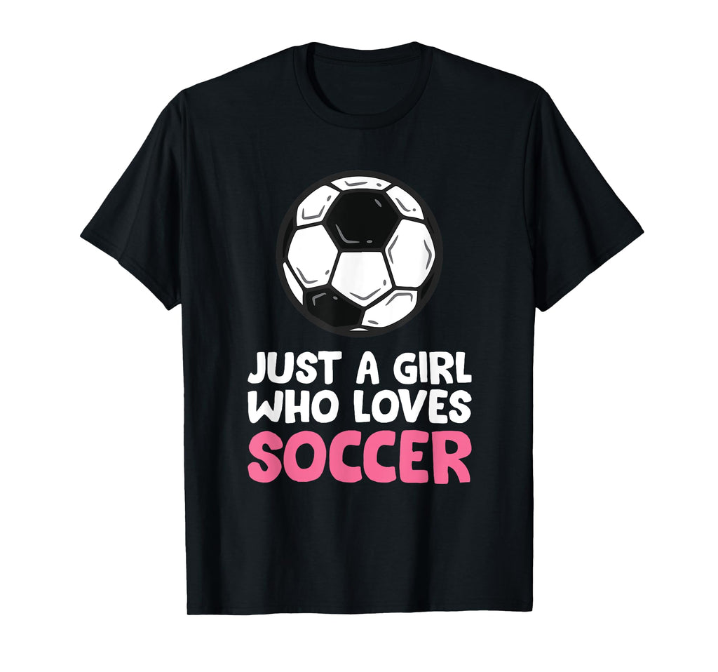 Just Who Loves Soccer T-Shirt - Graphic Print Men Women