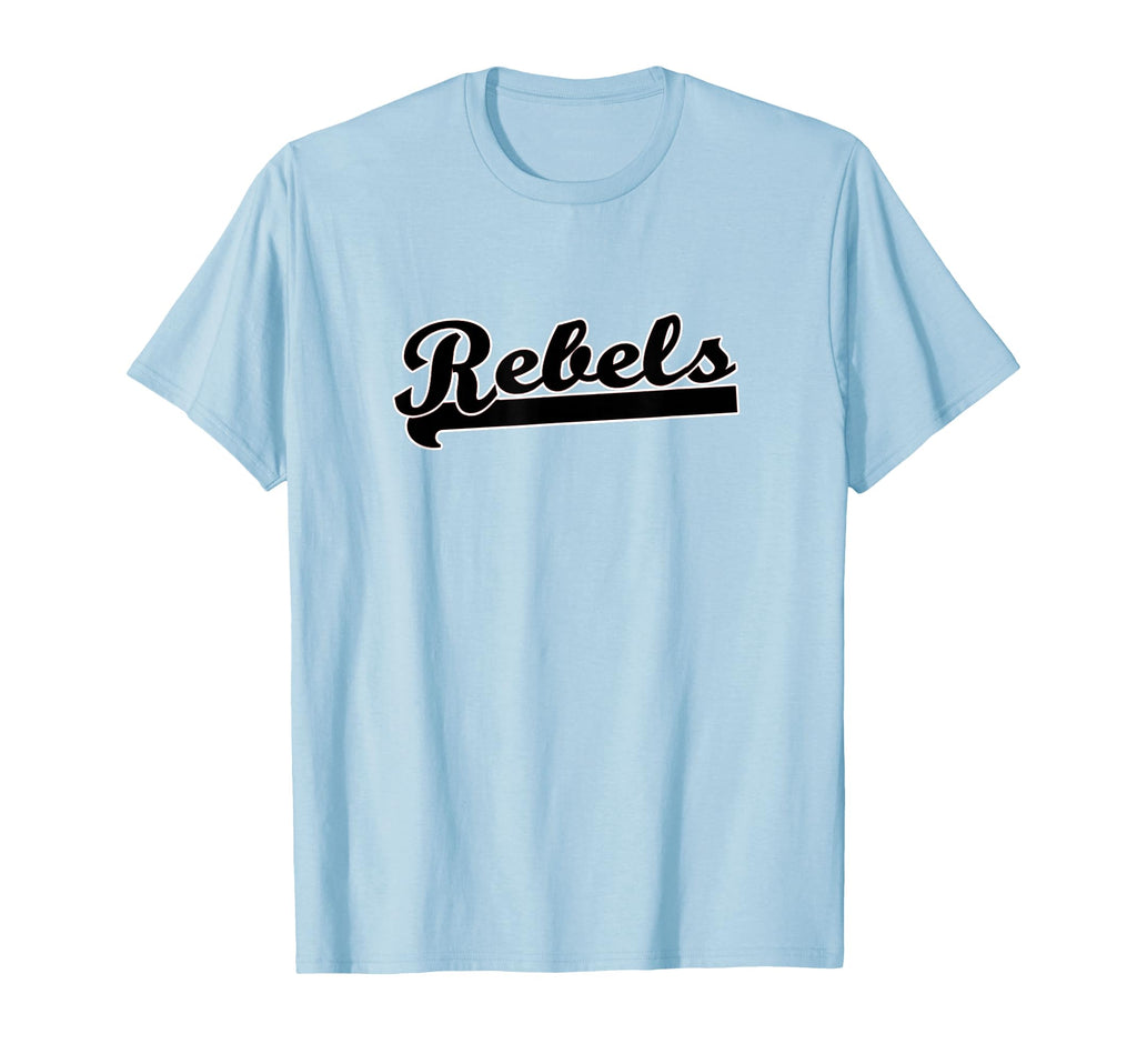 Rebels Soccer Flag Football Baseball T-Shirt - Aesthetic Graphic Unisex