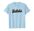 Rebels Soccer Flag Football Baseball T-Shirt - Aesthetic Graphic Unisex