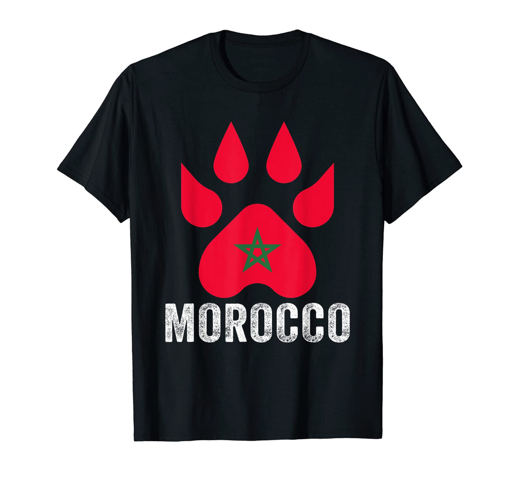Moorish American Morocco Flag Moroccan T-Shirt - Fun Novelty Design Unisex