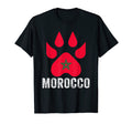 Moorish American Morocco Flag Moroccan T-Shirt - Fun Novelty Design Unisex