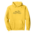 Heartbeat Soccer Hoodie - Aesthetic Graphic Unisex