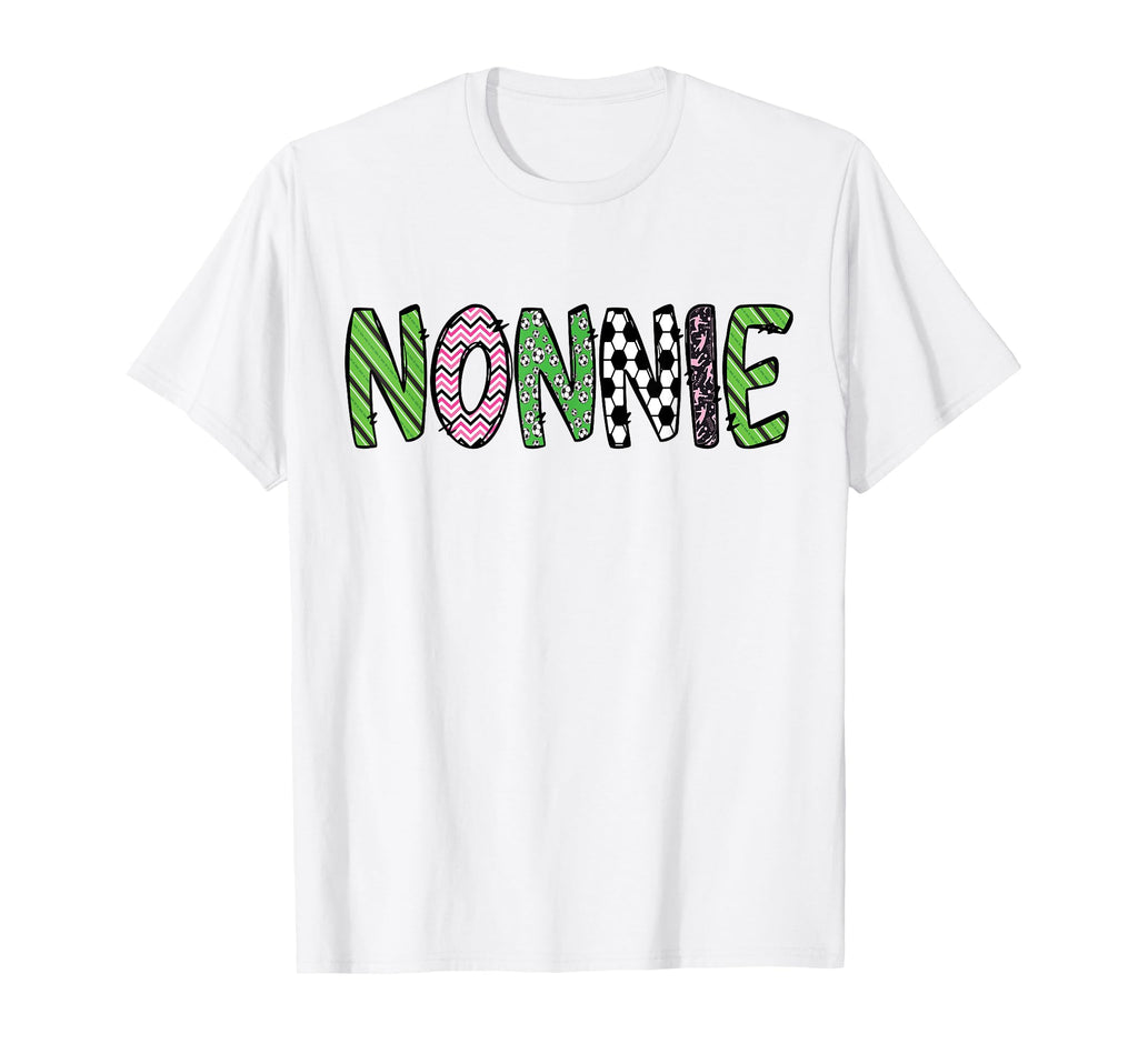 Soccer Nonnie Funny Soccer Birthday T-Shirt - Fun Novelty Design Unisex