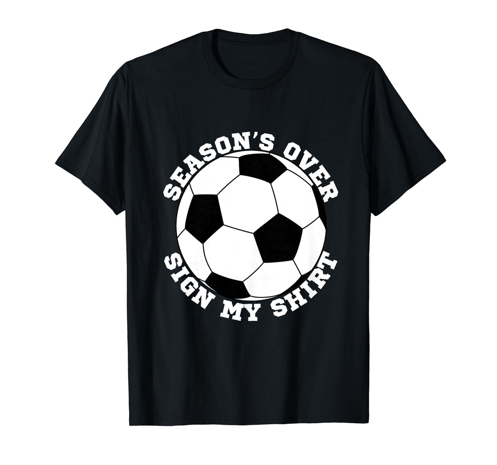 Soccer Team End Season Party Autograph T-Shirt - Unique Graphic for Adults