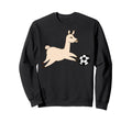 Soccer Llama Sweatshirt - Casual Everyday Wear for Adults