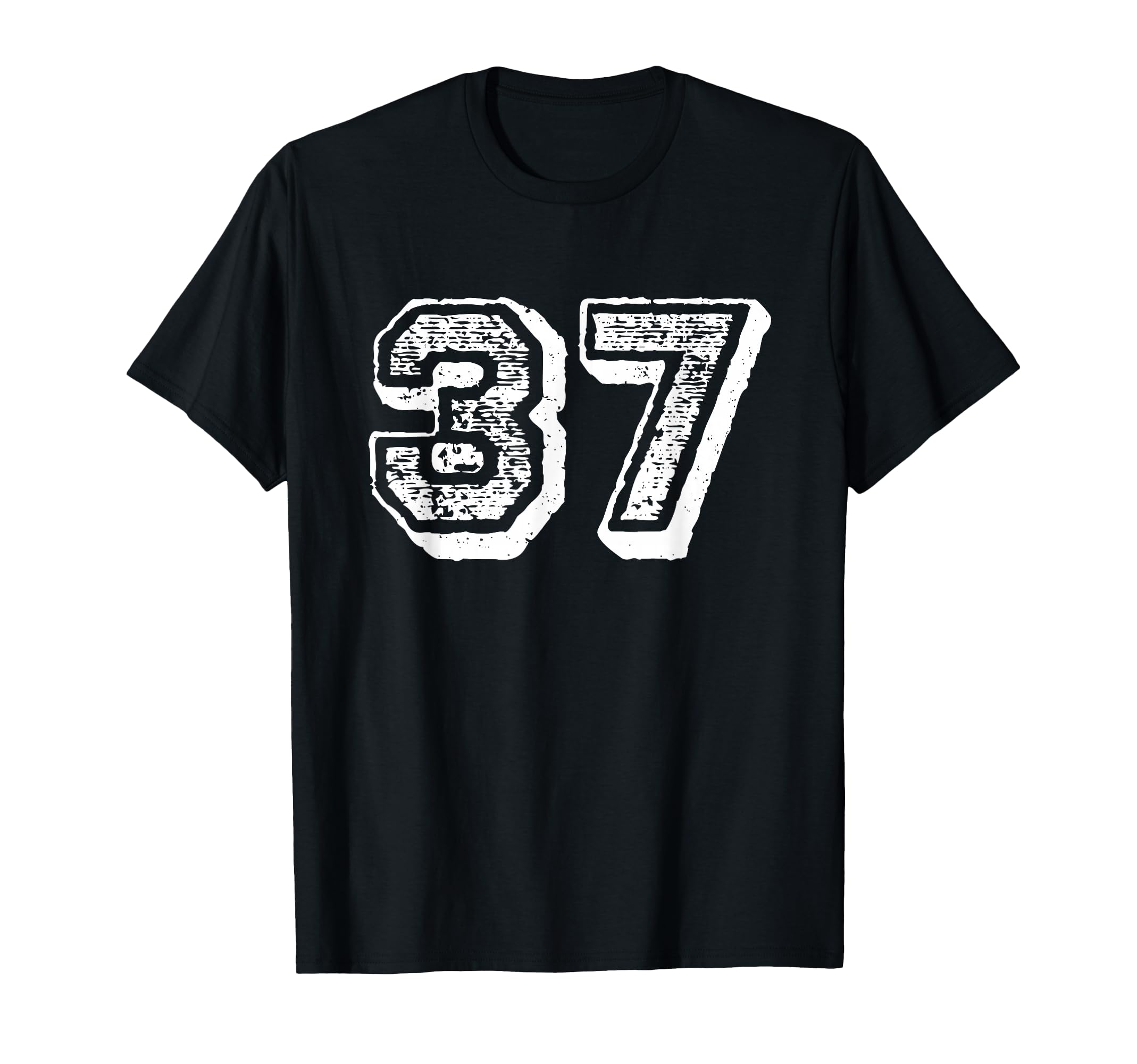 Number 37 Sports Jersey Player 37 Fan T-Shirt - Unique Graphic for Adults