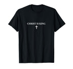 Christ Is King Christian Cross T-Shirt - Aesthetic Graphic Men Women