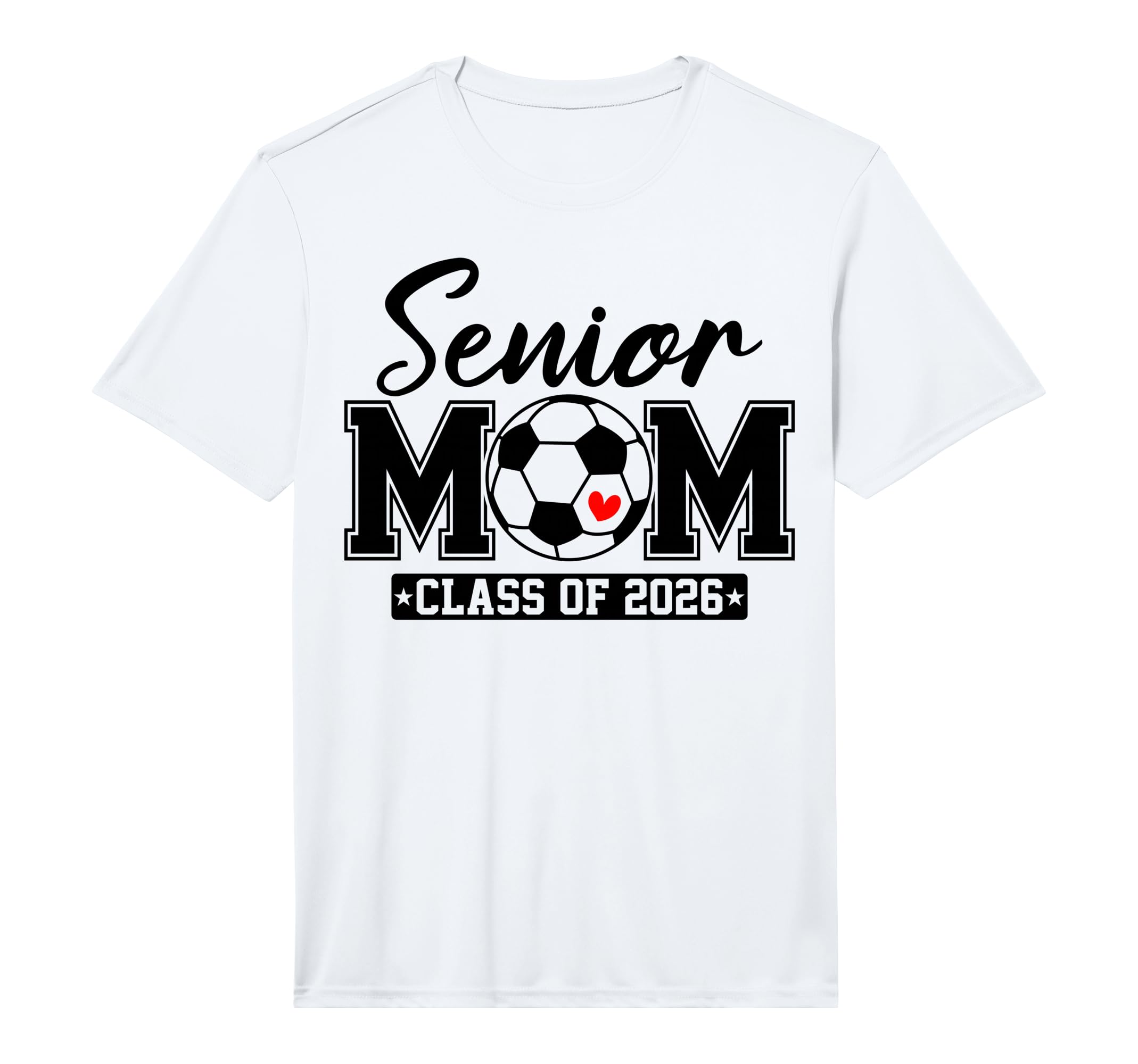 Mens Senior Mom Class 2026 Soccer Mom T-Shirt - Unique Graphic for Adults