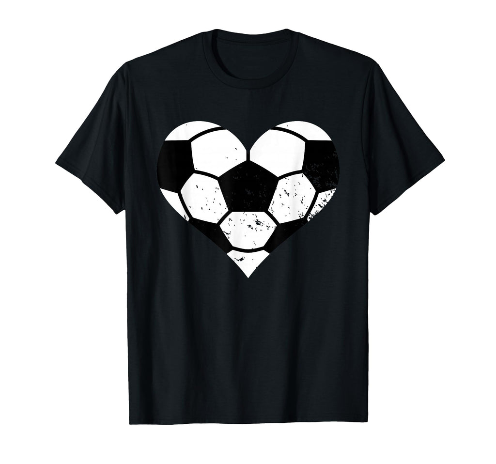 Soccer Heart Funny Soccer Player Mom T-Shirt - Streetwear Style Unisex