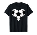 Soccer Heart Funny Soccer Player Mom T-Shirt - Streetwear Style Unisex