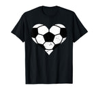 Soccer Heart Funny Soccer Player Mom T-Shirt - Streetwear Style Unisex