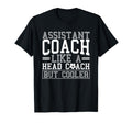 Soccer Assistant Coach Like Head T-Shirt - Casual Everyday Wear Unisex