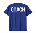 Coach Back Coaches Soccer Baseball T-Shirt - Aesthetic Graphic Men Women
