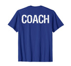 Coach Back Coaches Soccer Baseball T-Shirt - Aesthetic Graphic Men Women